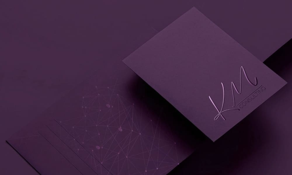 KM CONSULTING - IDENTIDADE VISUAL REALIZADA PELA AROS