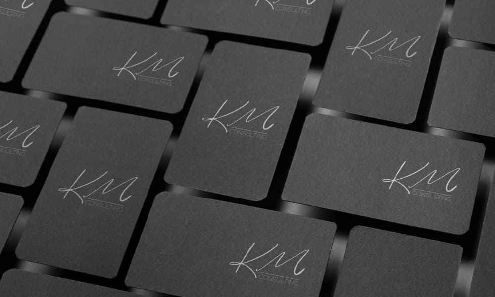 KM CONSULTING - IDENTIDADE VISUAL REALIZADA PELA AROS